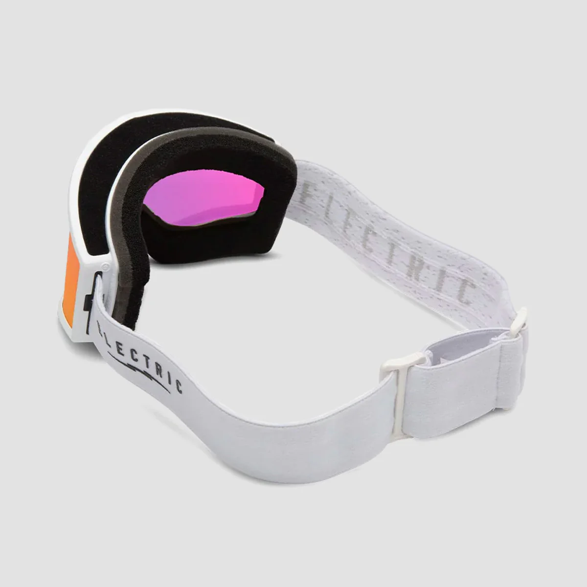 Electric Kleveland Small Snow Goggles Matte White/Pink Chrome - Image 2