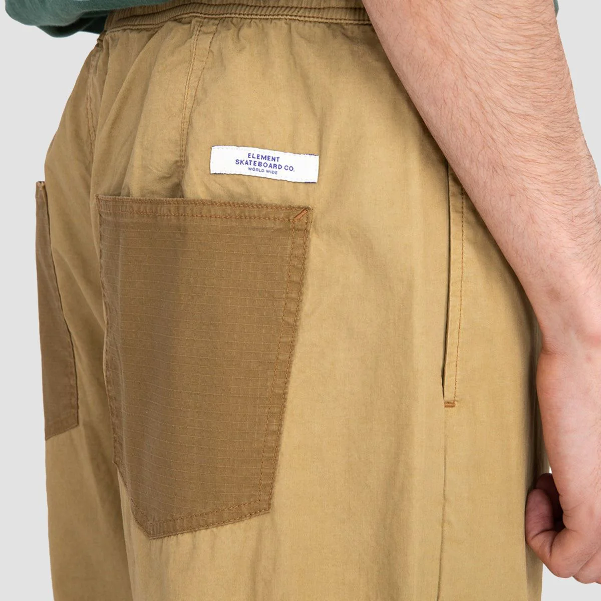 Element Chillin Double Knee Pants Khaki - Image 5
