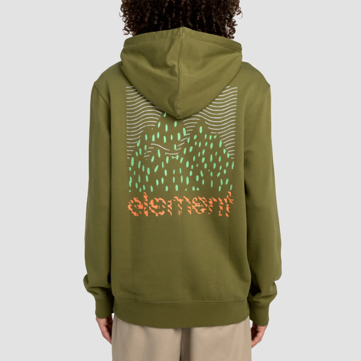 Element Joint Texture Pullover Hoodie Mayfly - Image 2