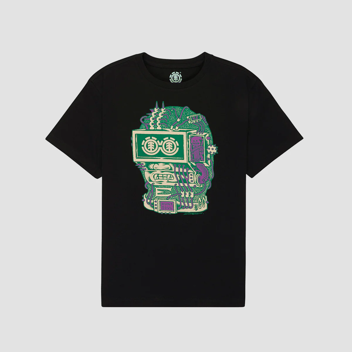 Element Shine T-Shirt Flint Black - Kids