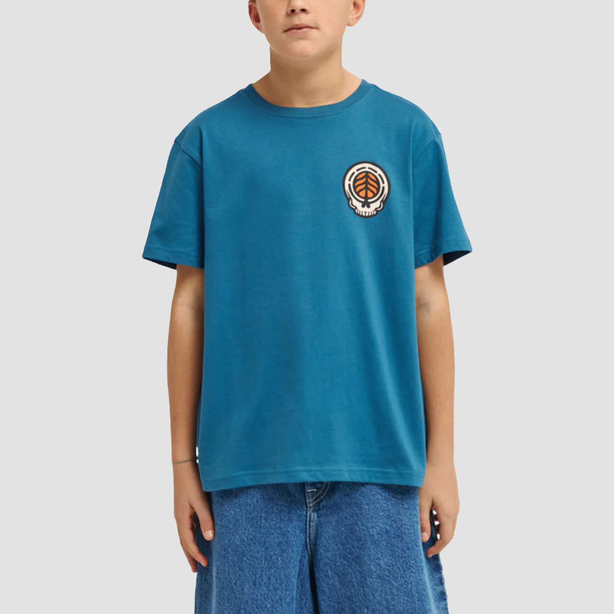 Element X Timber Hermit T-Shirt Mallard Blue - Kids - Image 2