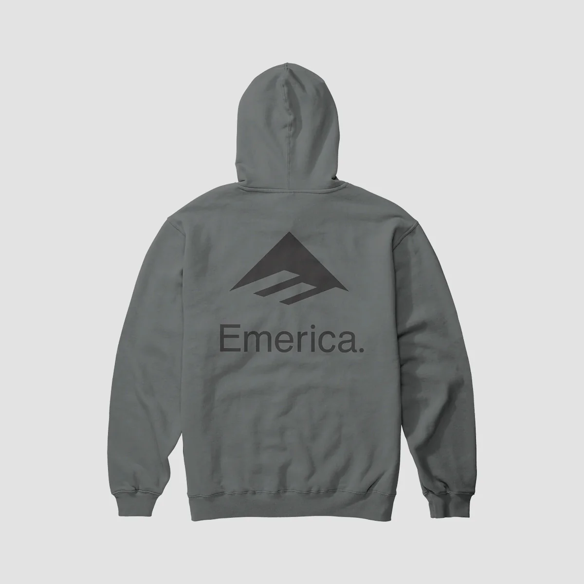 Emerica Lockup Pullover Hoodie Charcoal - Image 2