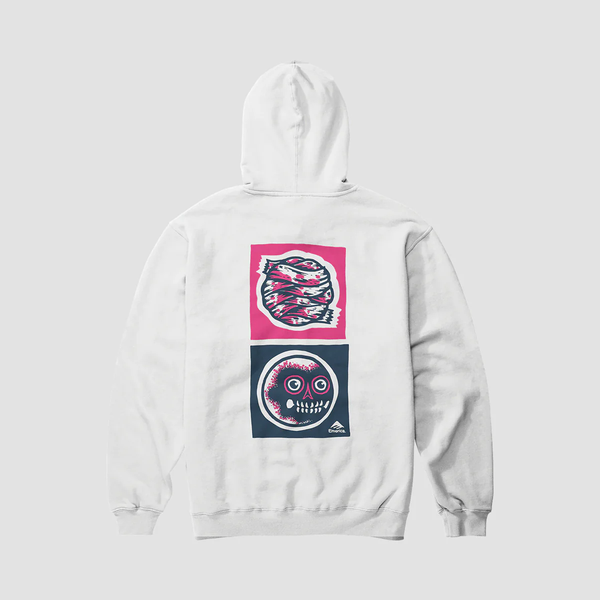 Emerica Sieben Pullover Hoodie White - Image 2
