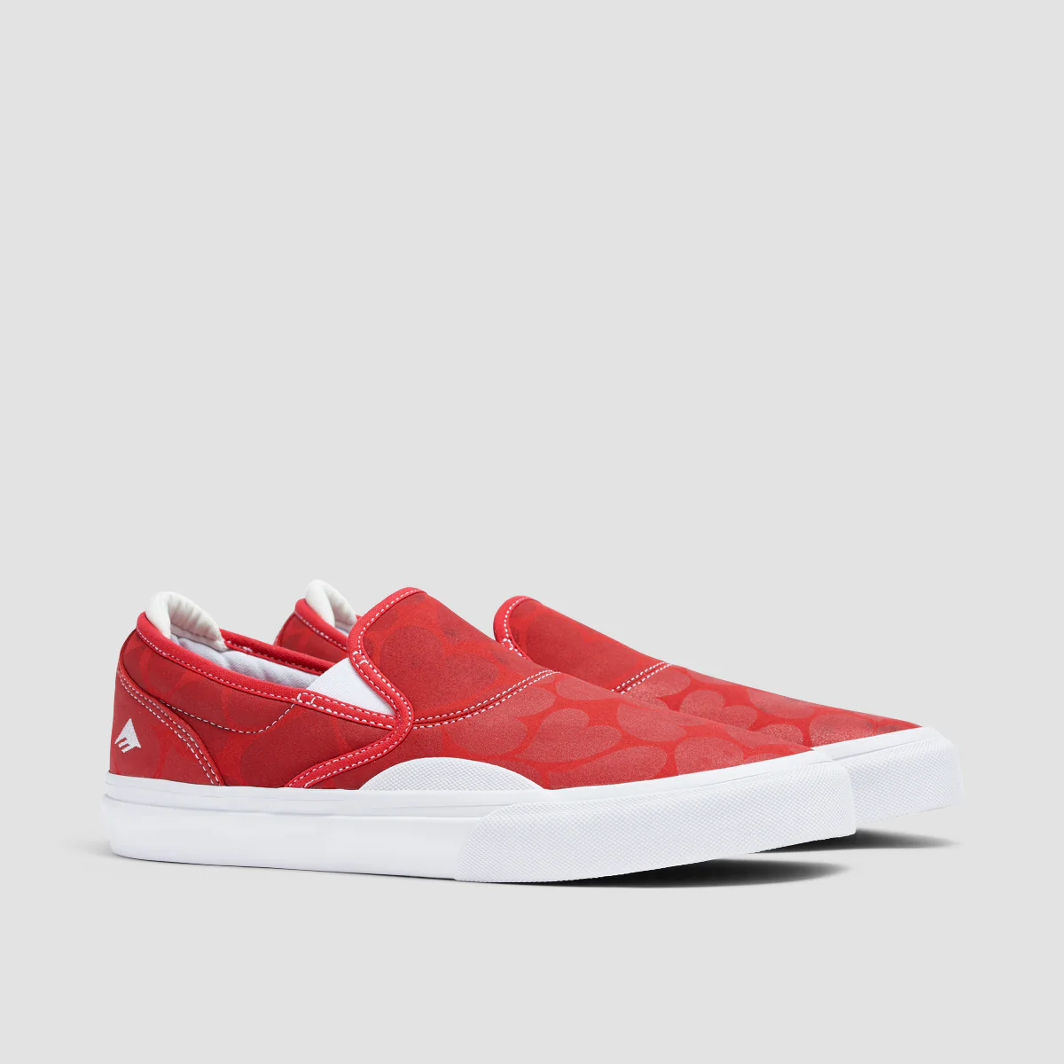 Emerica Wino G6 Slip On Shoes Red/White - Image 2