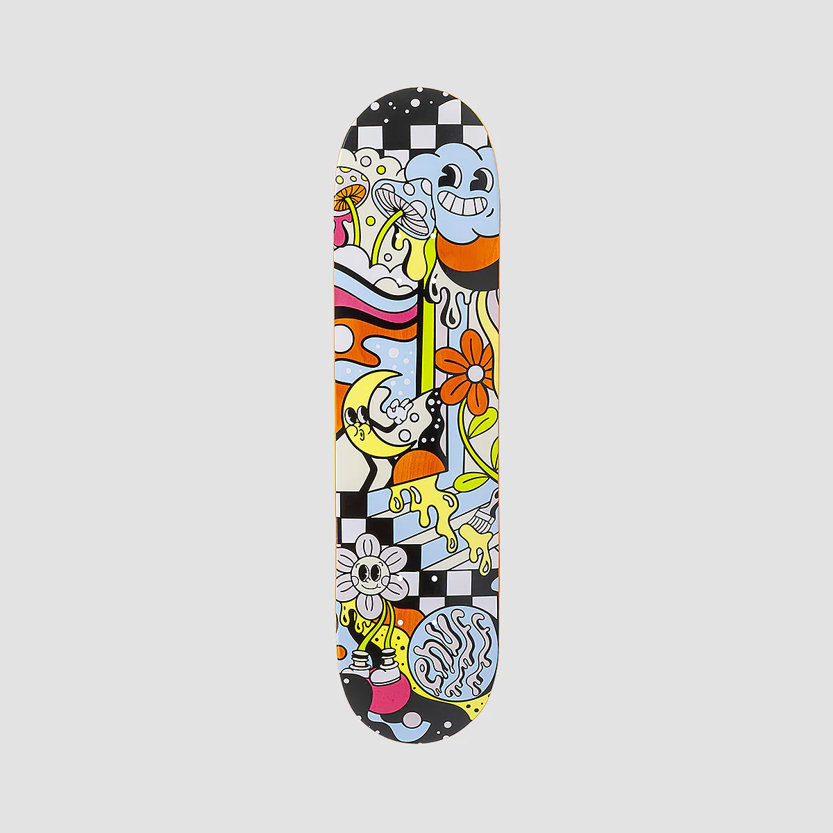 Enuff Designer Skateboard Deck Meltworld Dazed - 8.25"