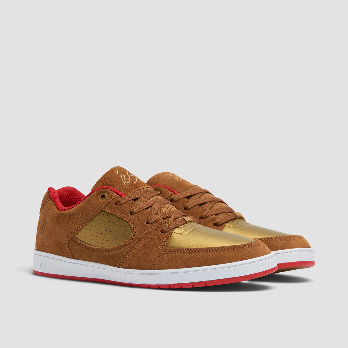 eS Accel Slim Shoes - Brown/Bling/Bling - Image 2