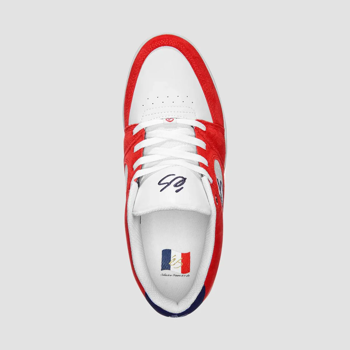 eS Accel Slim Shoes - Red/White/Navy - Image 2