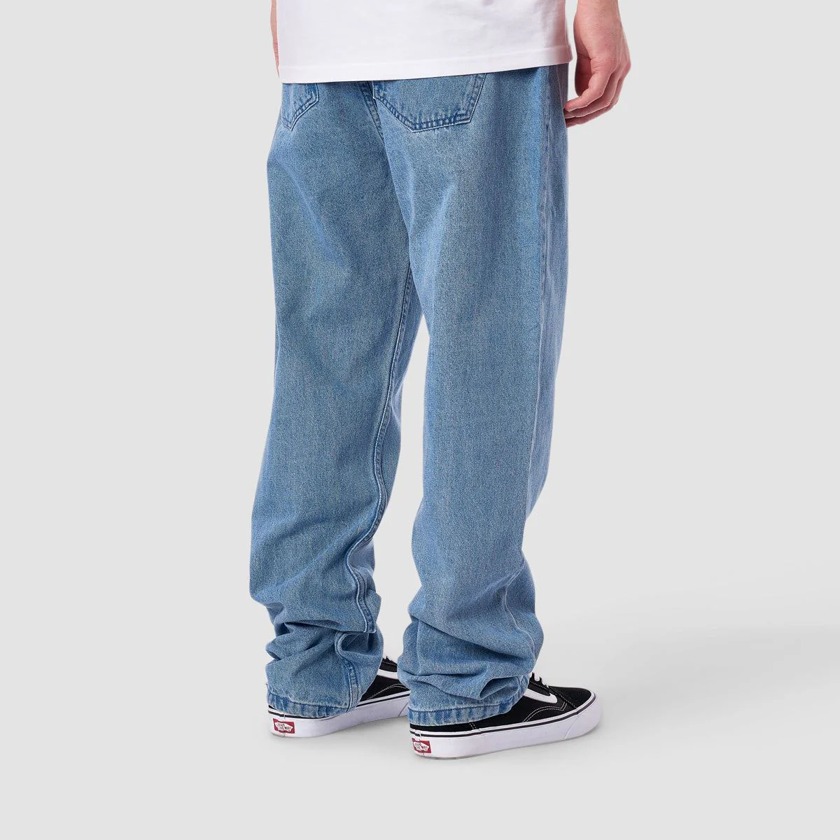 eS Baggy Denim Jeans Light Blue - Image 2