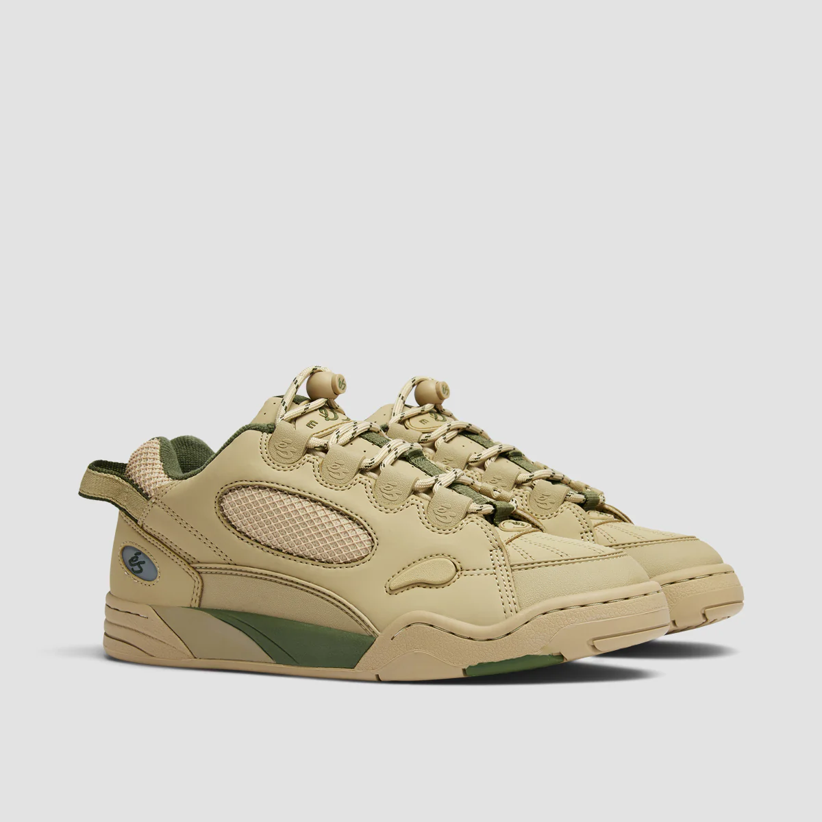 eS Muska Shoes - Tan/Green - Image 2