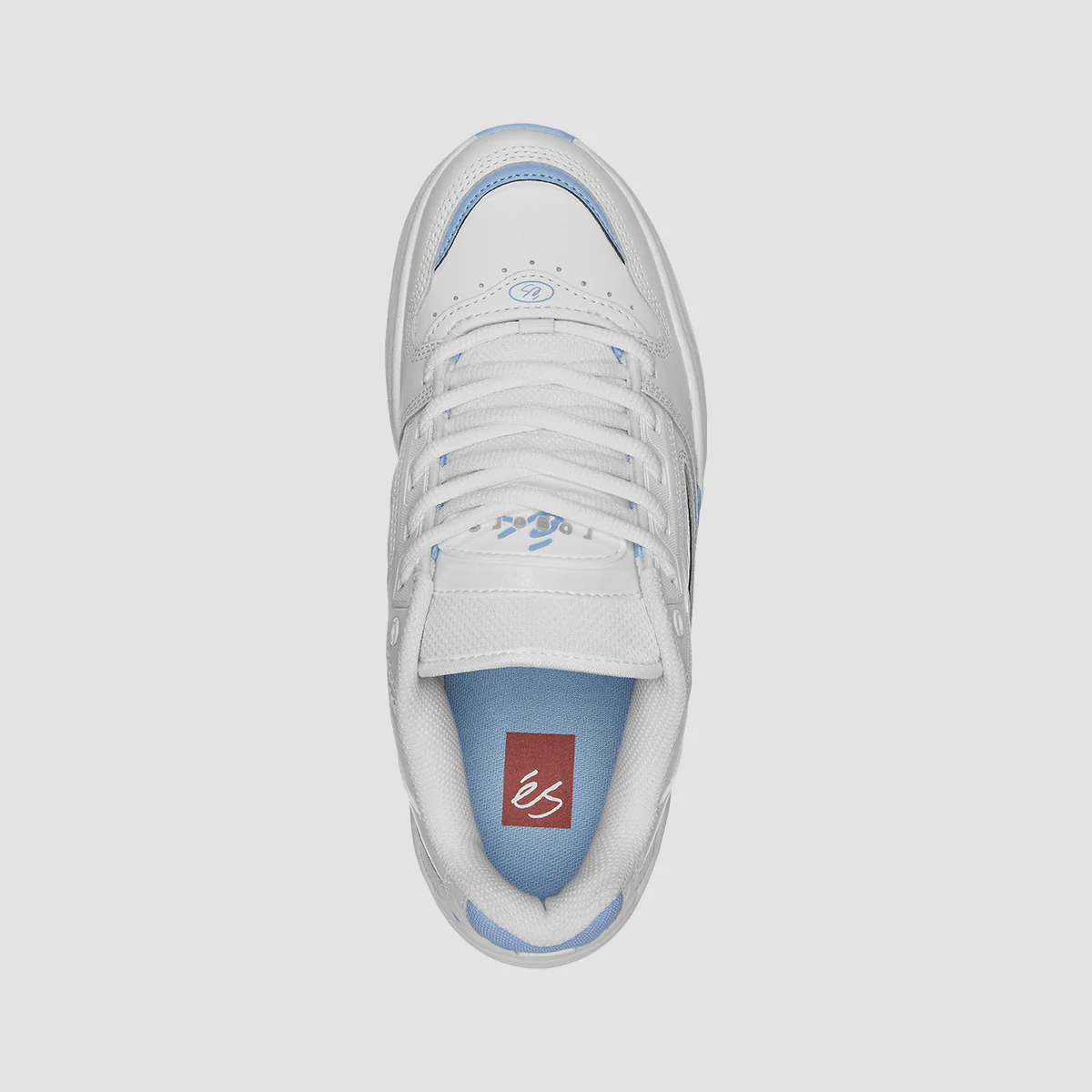 eS TJ Rogers Shoes - White/Blue - Image 2