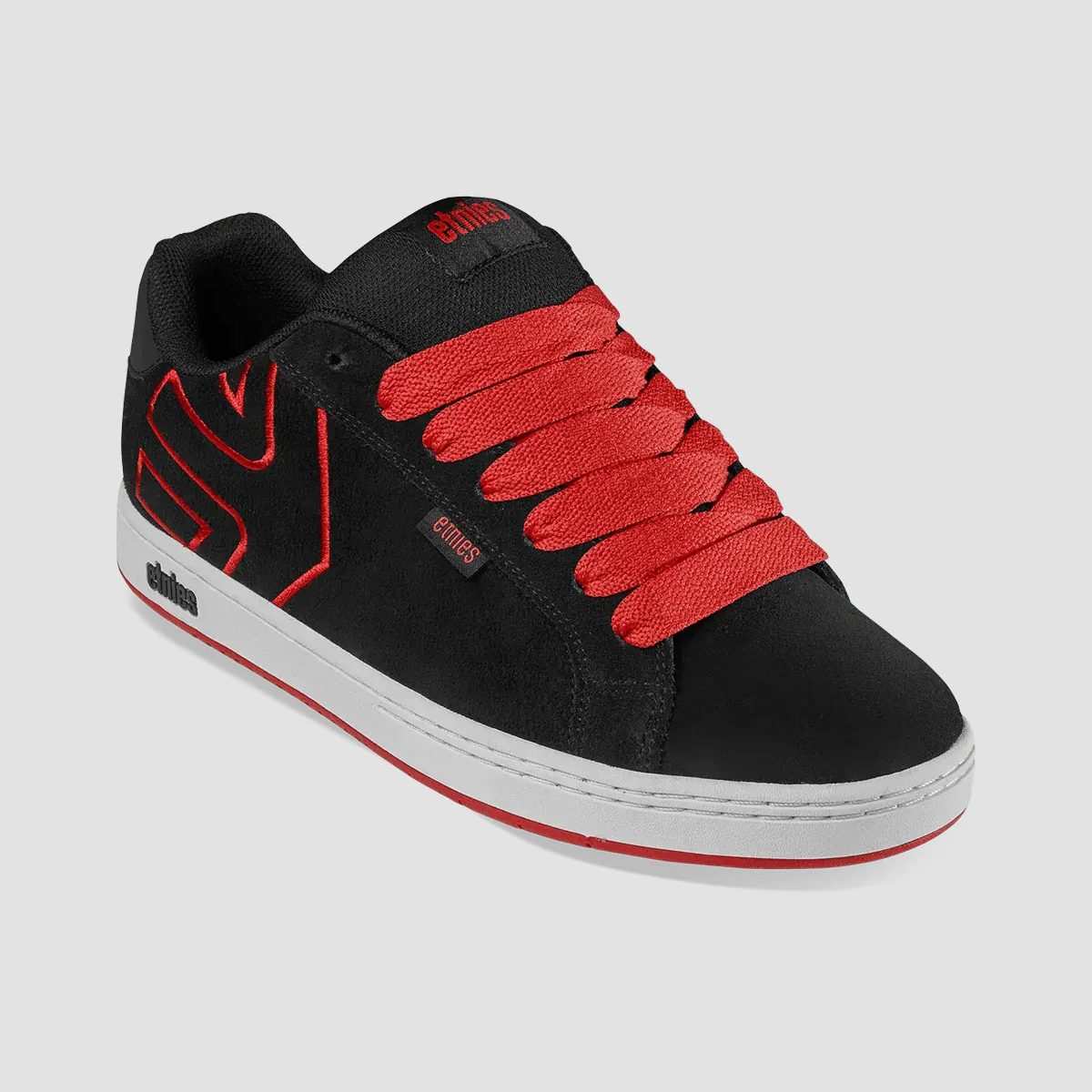Etnies Fader Shoes - Black/Red - Image 2