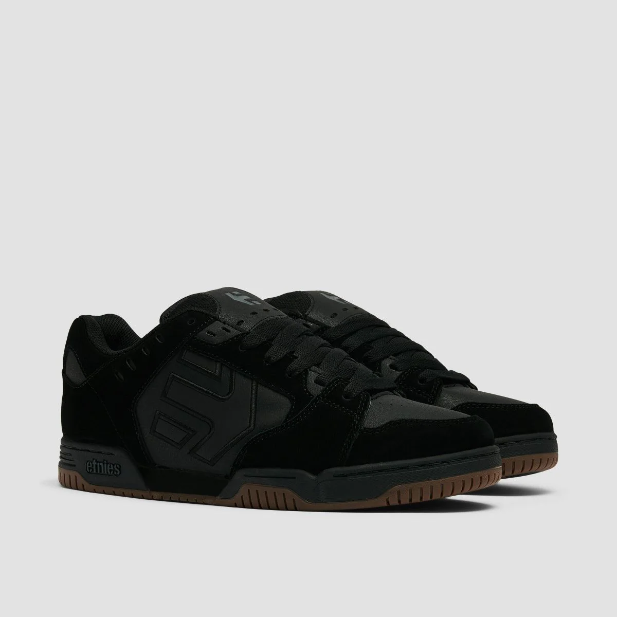 Etnies Faze Shoes - Black/Black/Gum - Image 2