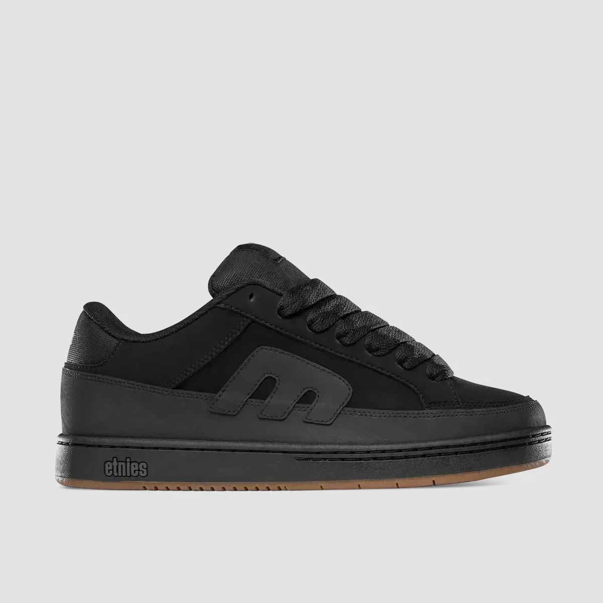 Etnies Kingpin 2K Shoes - Black Dirty Wash