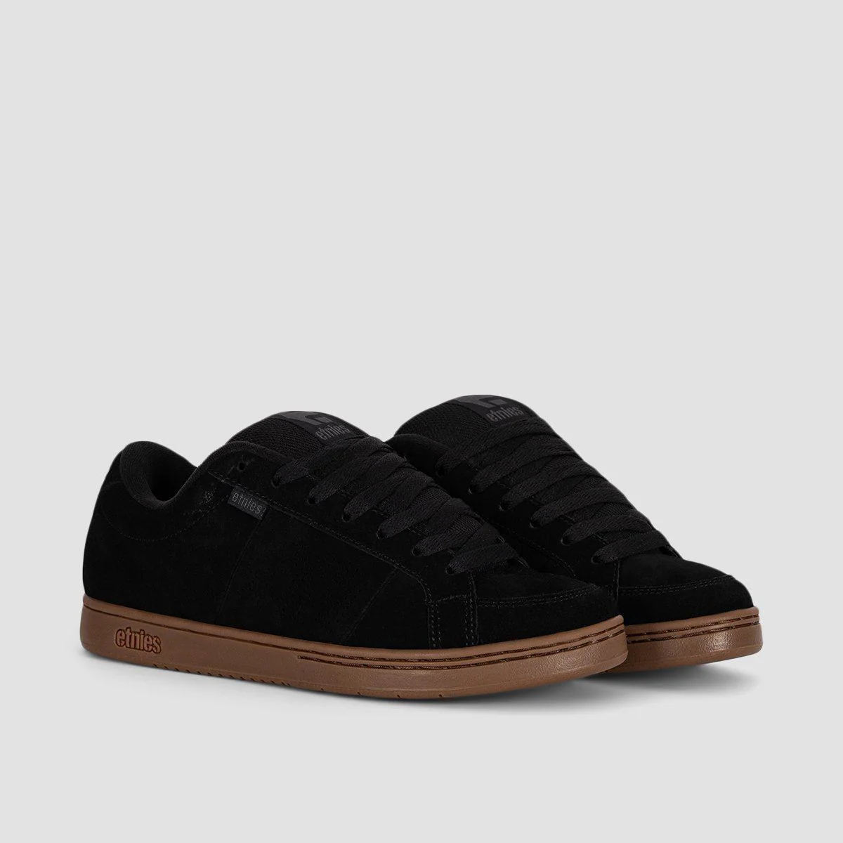Etnies Kingpin Shoes - Black/Dark Grey/Gum - Image 2