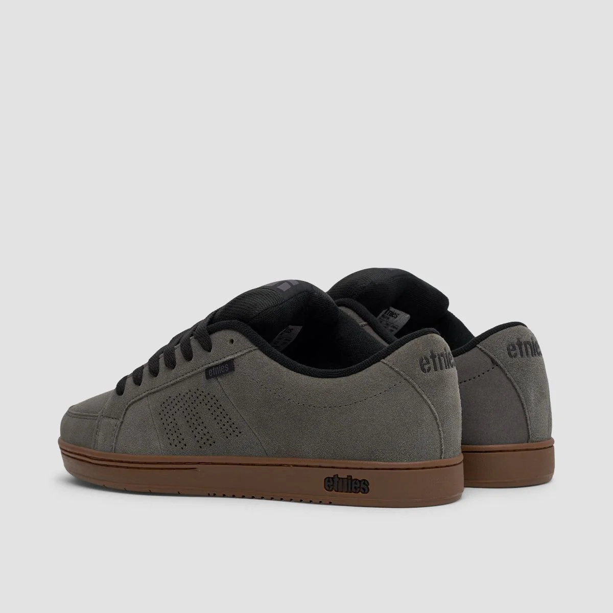 Etnies Kingpin Shoes - Grey/Black/Gum - Image 3