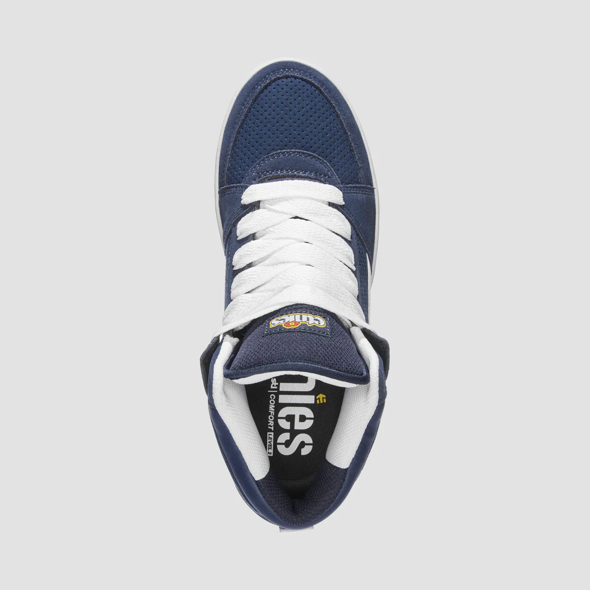 Etnies Mc Rap High Top Shoes - Navy/White - Image 3