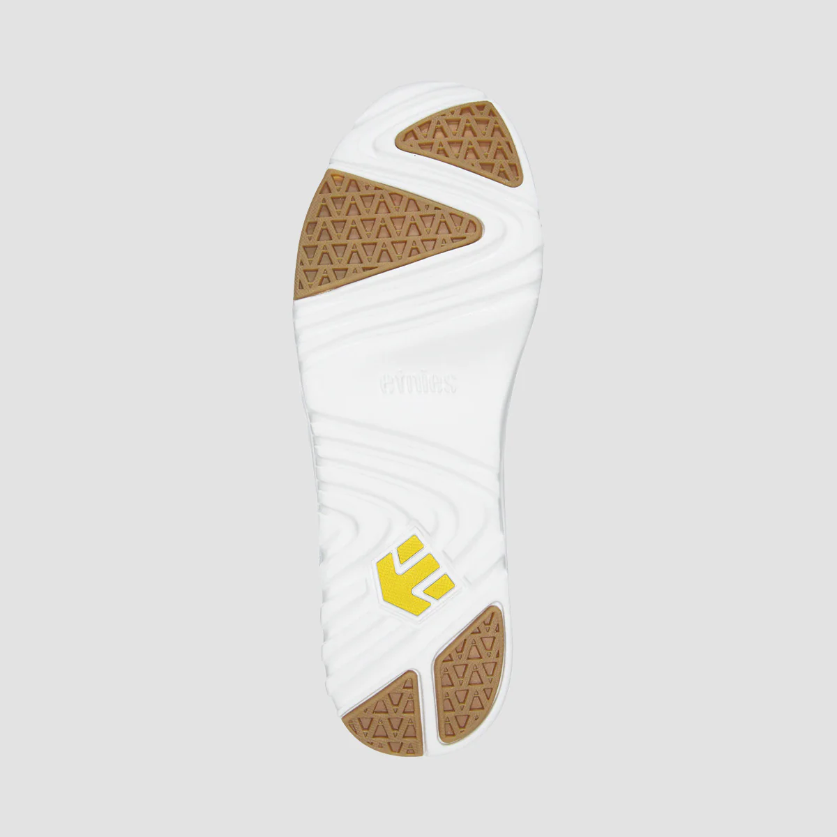 Etnies Scout Shoes - Light Grey/Yellow - Image 4