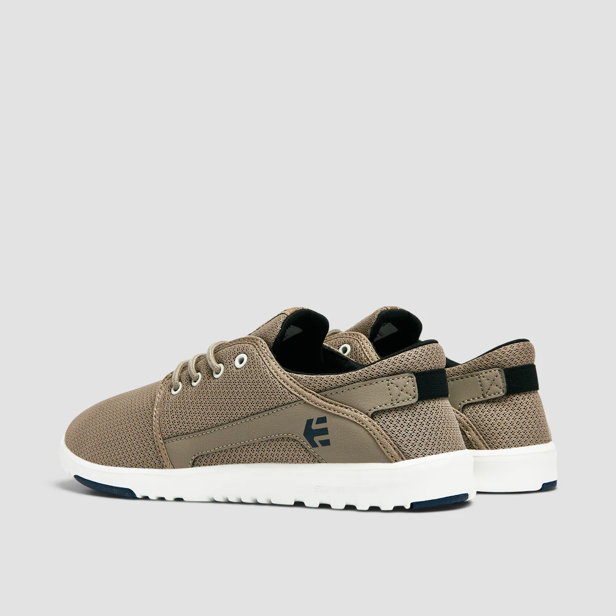 Etnies Scout Shoes - Tan/Blue/White - Image 3