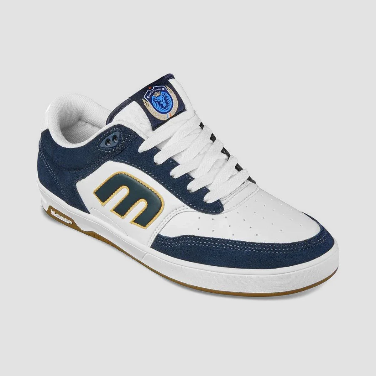 Etnies The Aurelien Michelin Shoes - White/Navy/Gold - Image 2