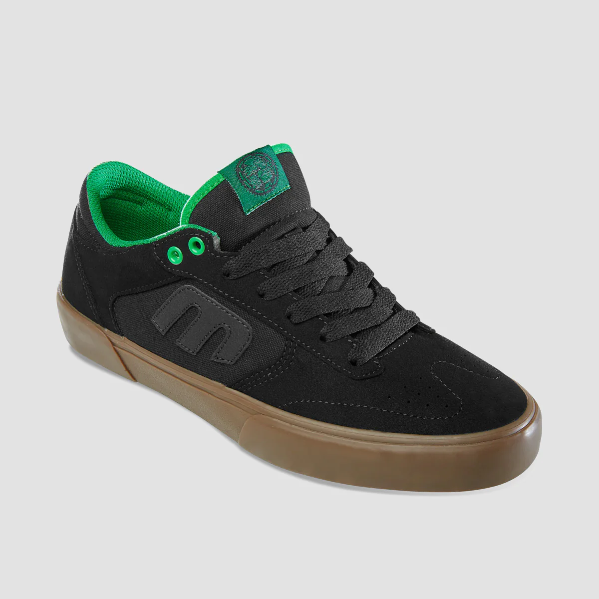 Etnies Windrow Vulc X Dig Shoes - Black/Green/Gum - Image 2