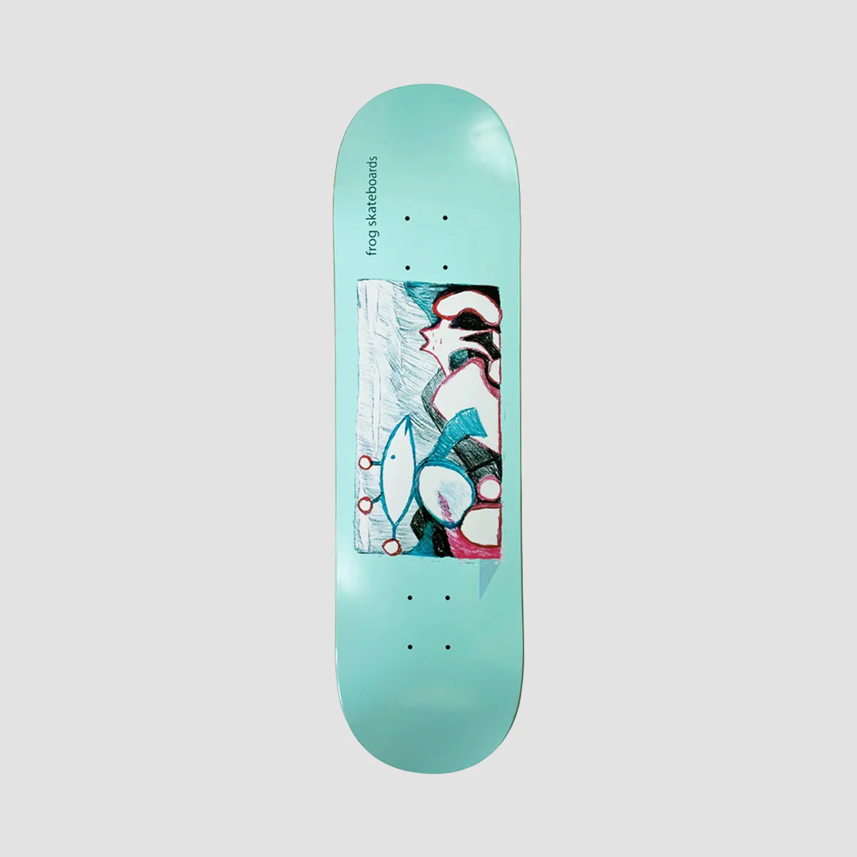 Frog Extra Help Skateboard Deck Blue - 8.25"