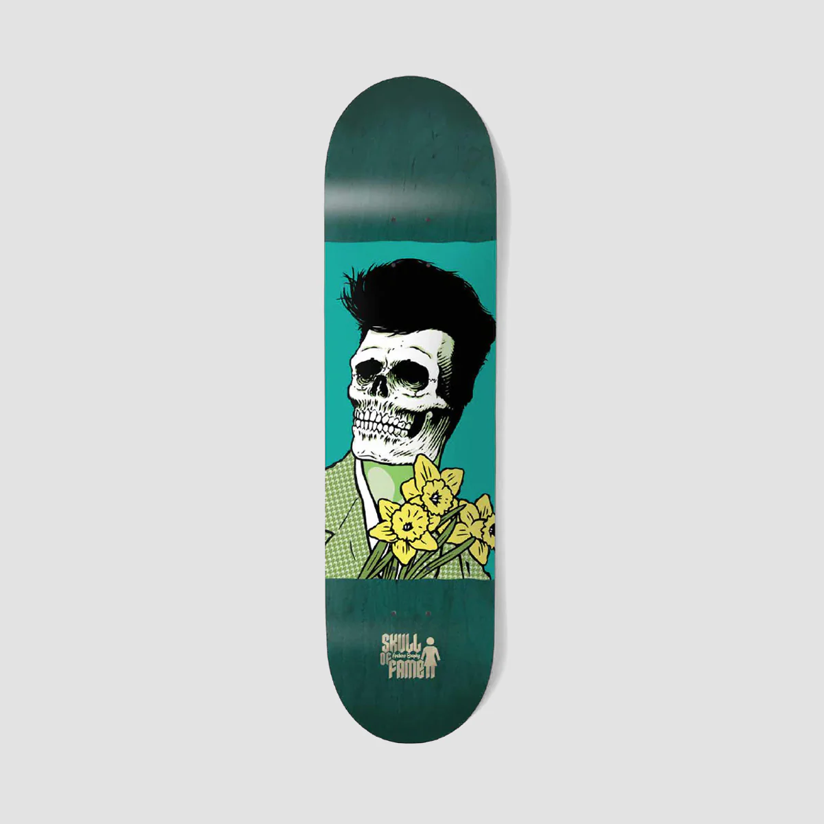 Girl Skull Of Fame Andrew Brophy Skateboard Deck - 8.8"