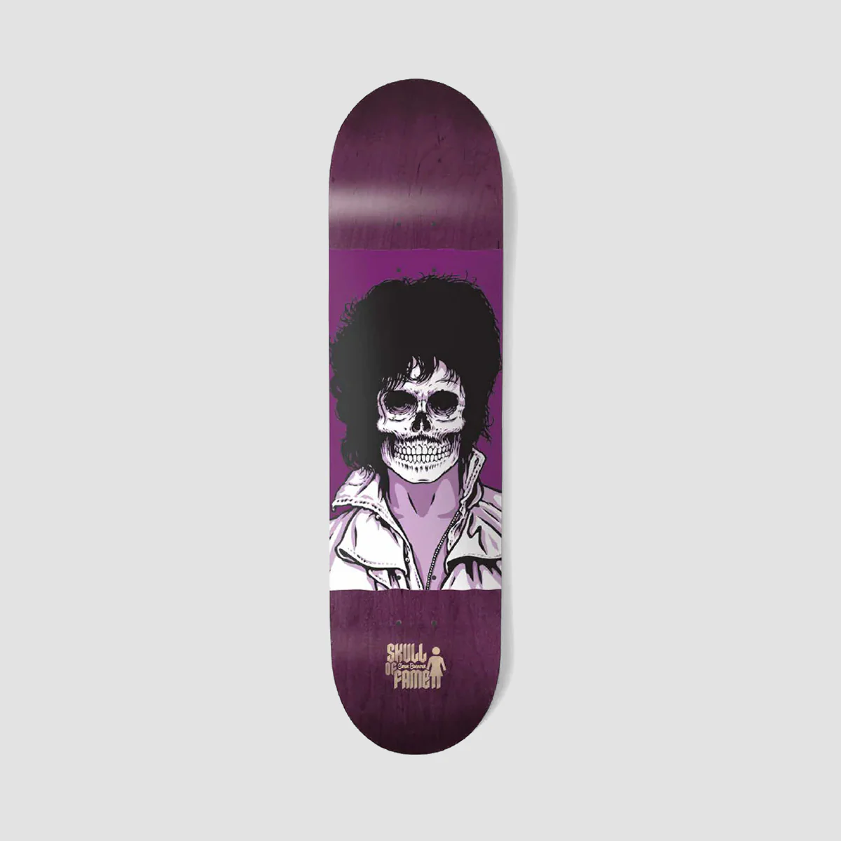 Girl Skull Of Fame Simon Bannerot Skateboard Deck - 8.25"