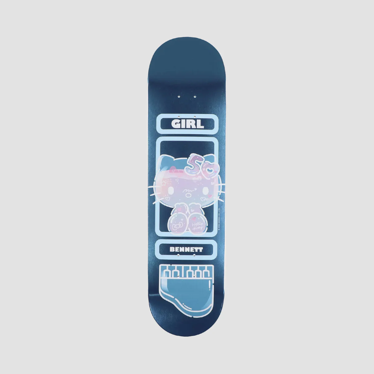 Girl x Hello Kitty 50th Anniversary Niels Bennett Skateboard Deck - 8.25"