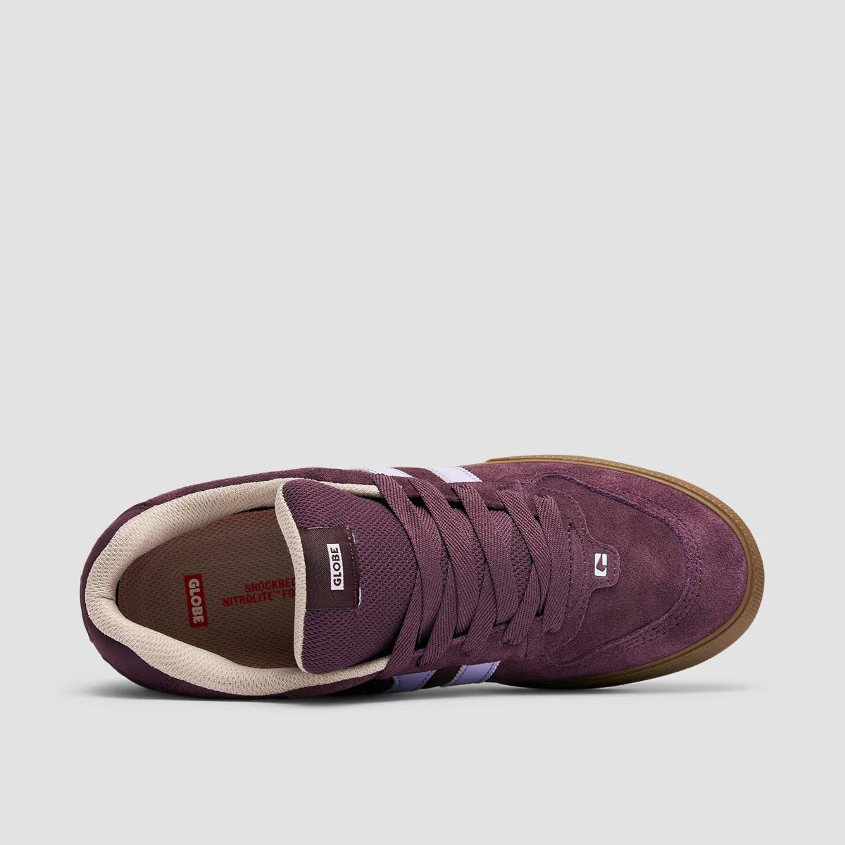 Globe Encore-2 Shoes - Plum/Gum - Image 4