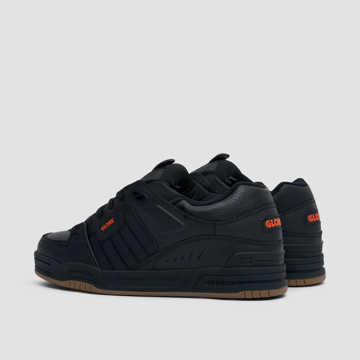 Globe Fusion Shoes - Black/Snake/Red - Image 3