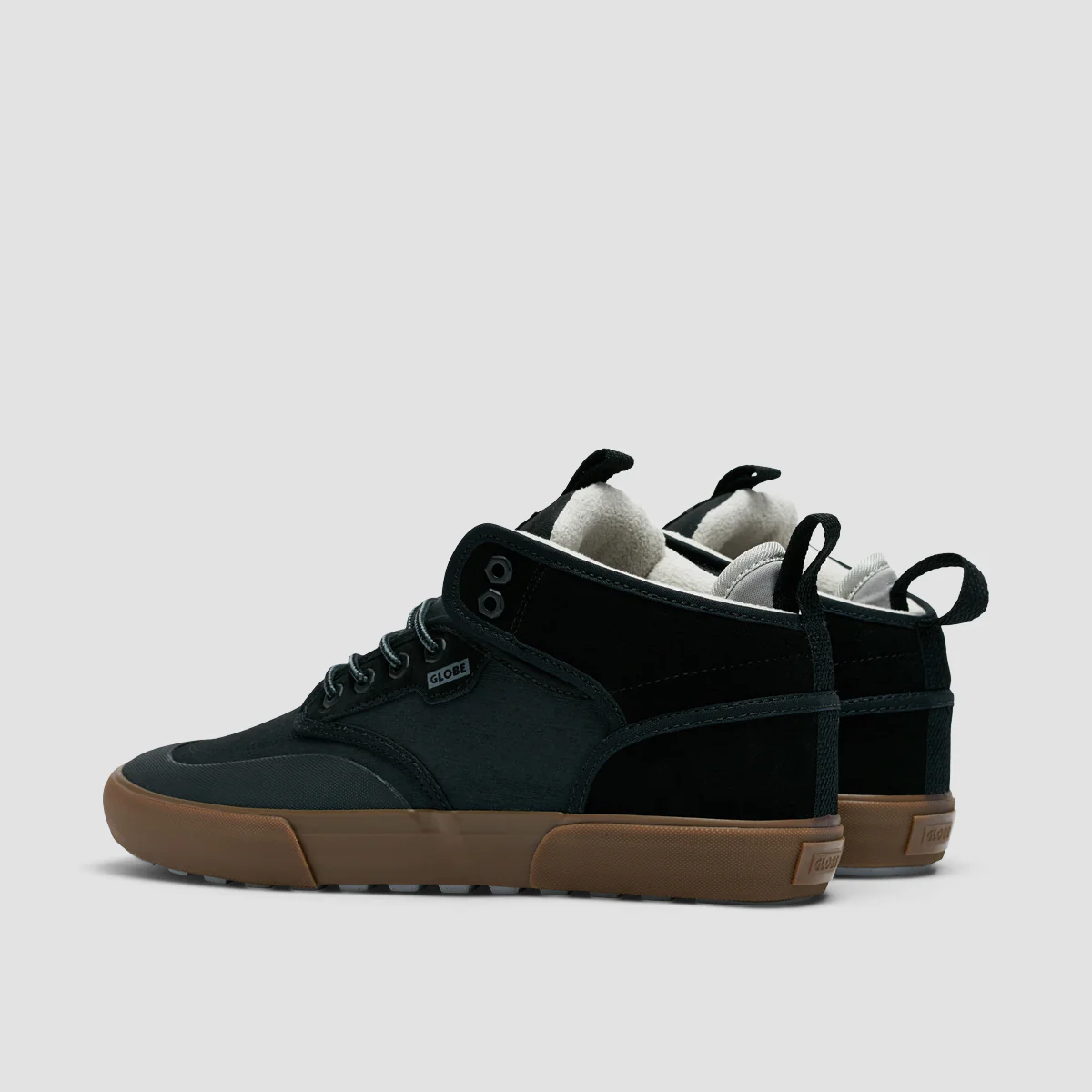 Globe Motley Mid Top Shoes - Black/Charcoal/Summit - Image 3