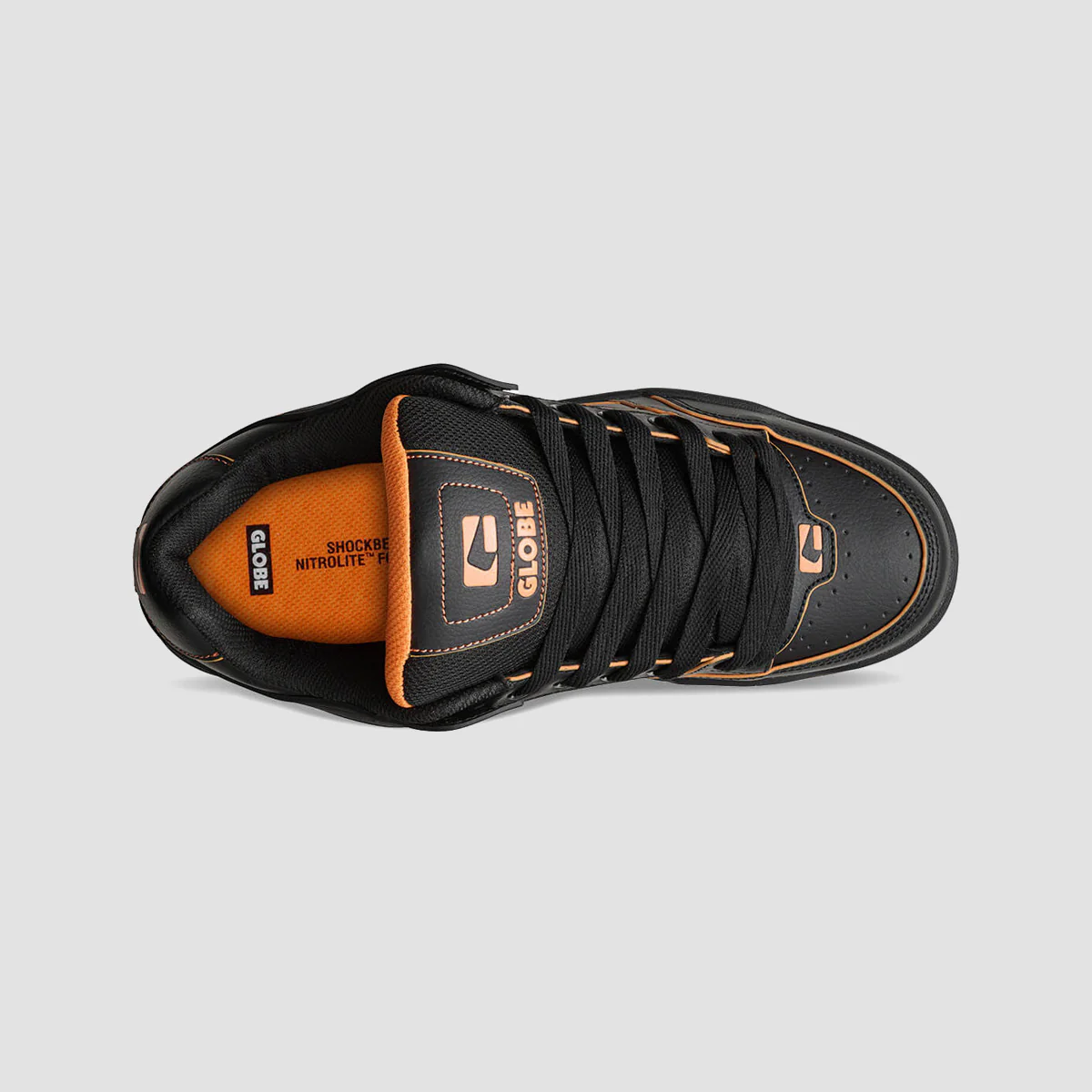 Globe Tilt Shoes - Black/Orange/Mosaic - Image 2