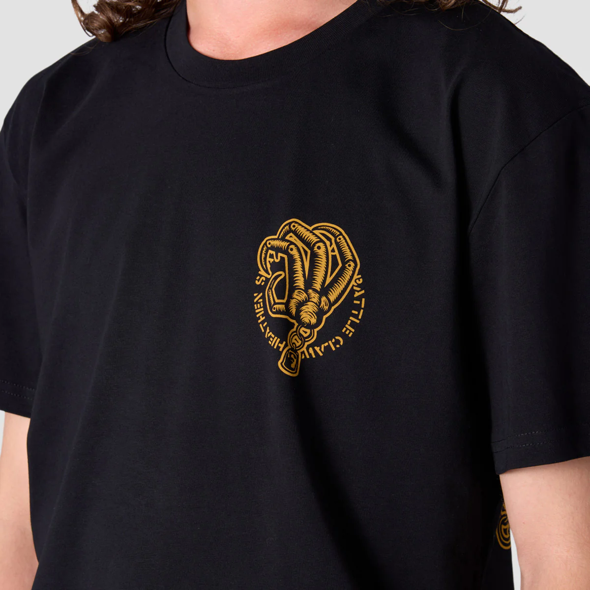 Heathen Battle Claw T-Shirt Black - Image 3