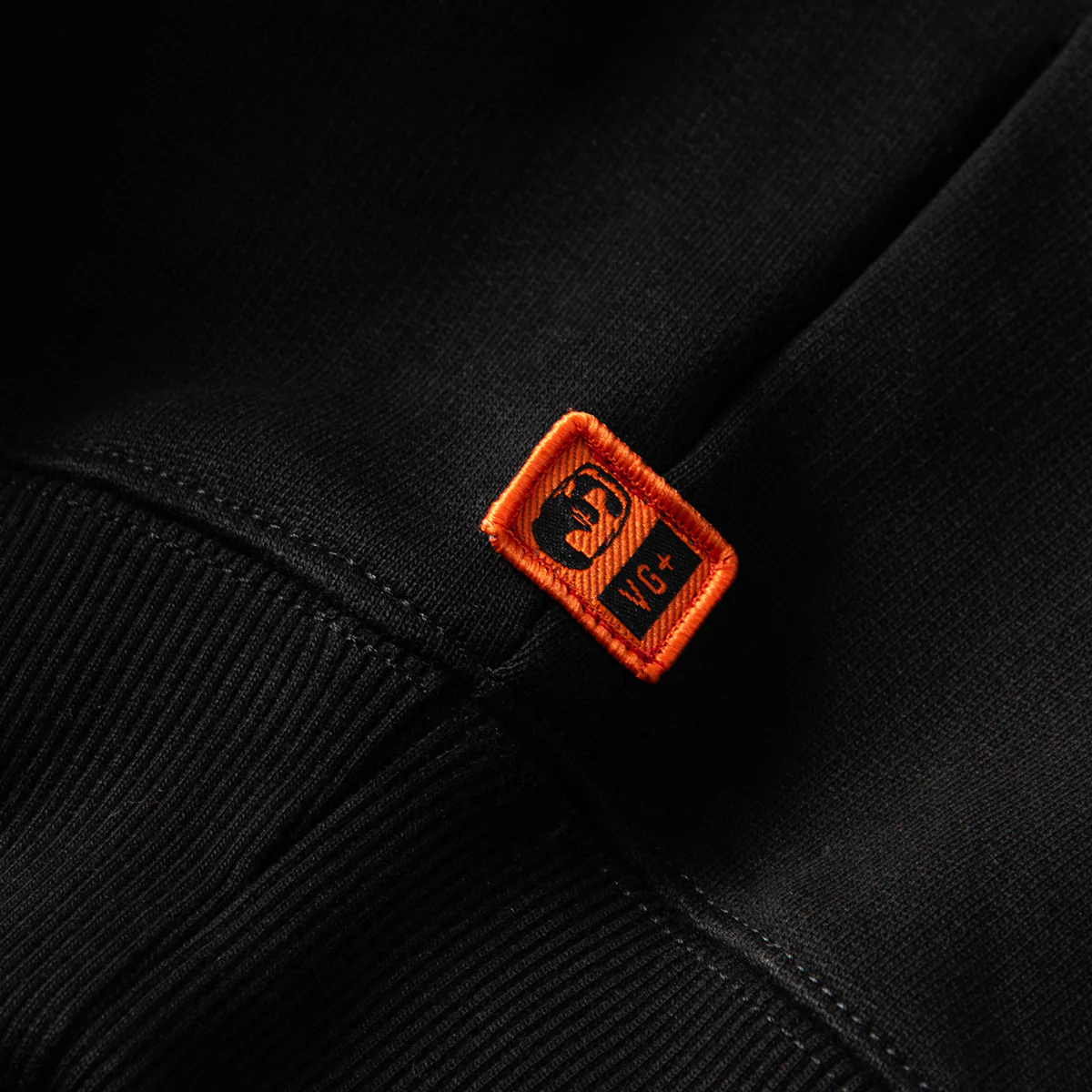 Heathen Ceronnous Patch Super Heavy Pullover Hoodie Black - Image 8
