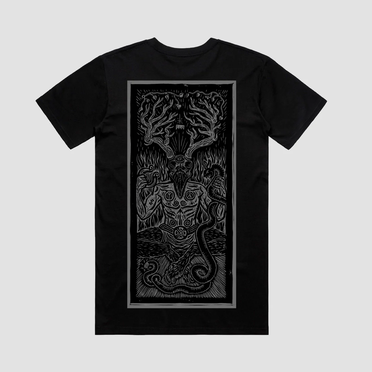 Heathen Ceronnous T-Shirt Black - Image 4