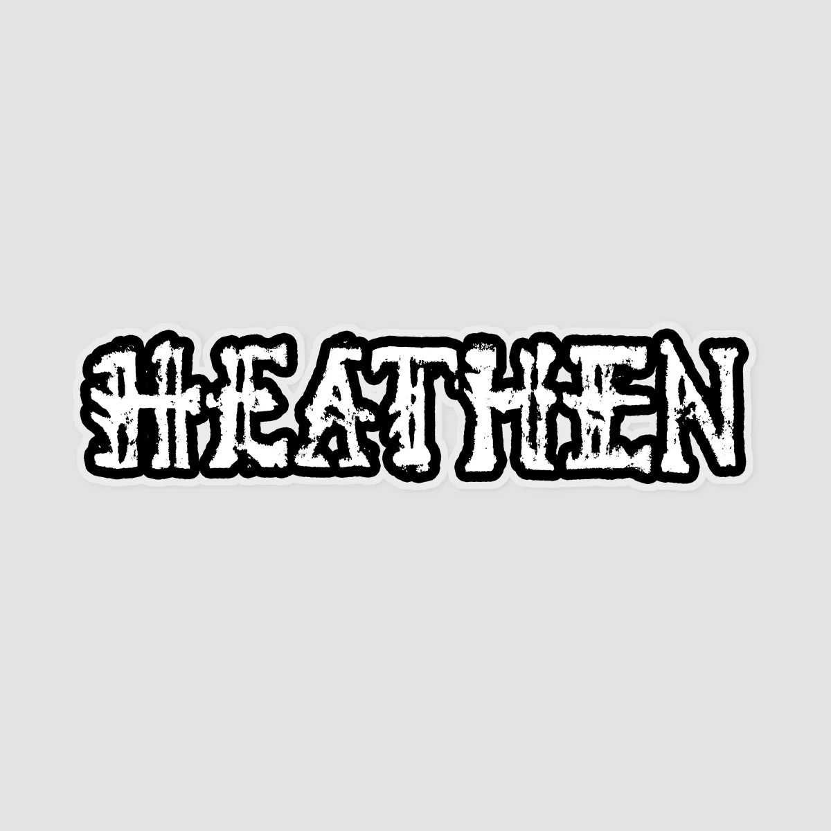 Heathen Lino Sticker Clear 210x55mm