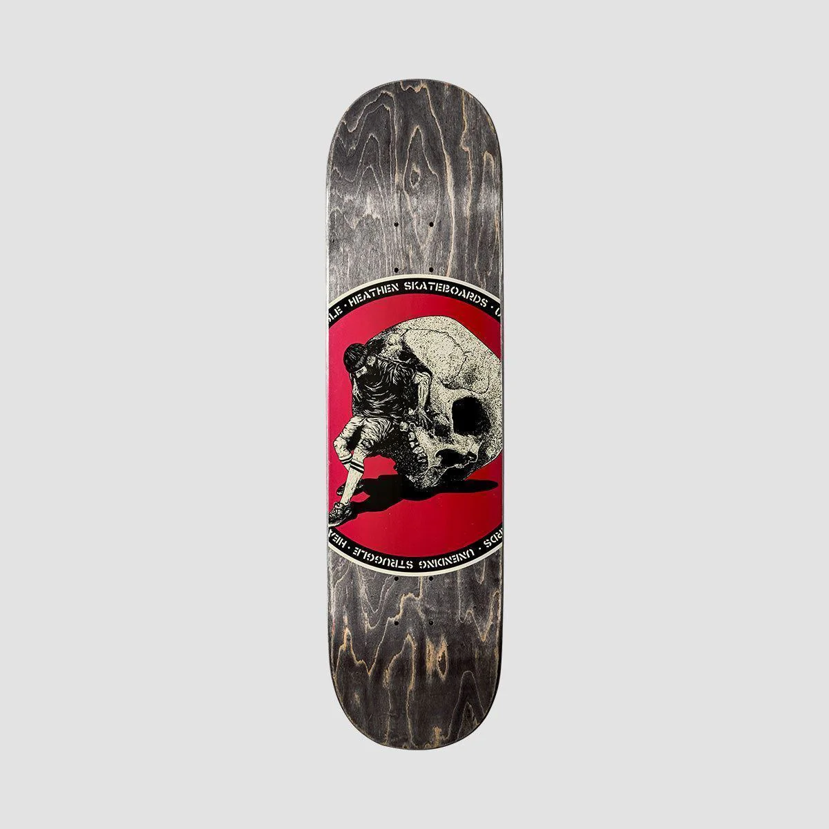Heathen Sisyphus on Squarehead Skateboard Deck - 8.25" - Image 2