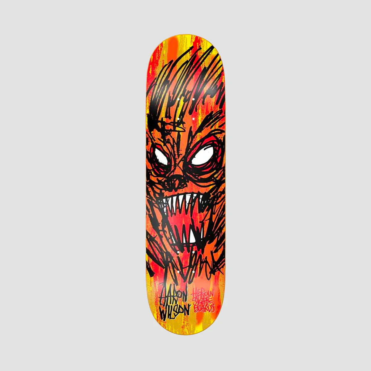 Heroin Savages Aaron Wilson Razor Edge Skateboard Deck - 8.5"