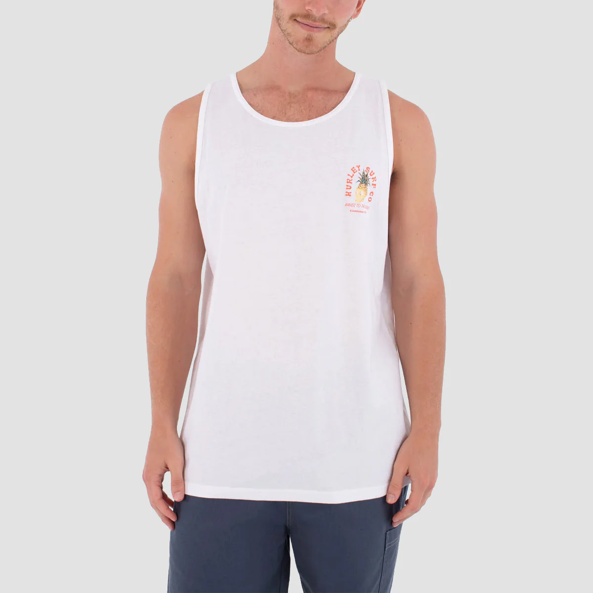 Hurley Berjim Tank Vest White - Image 2