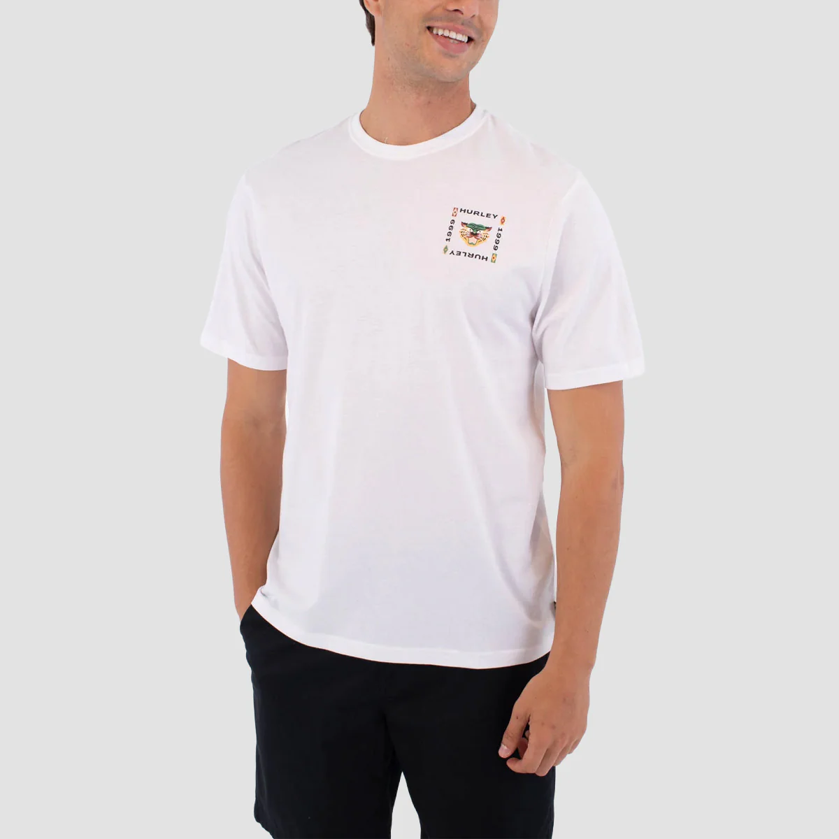 Hurley Bolud T-Shirt White - Image 2
