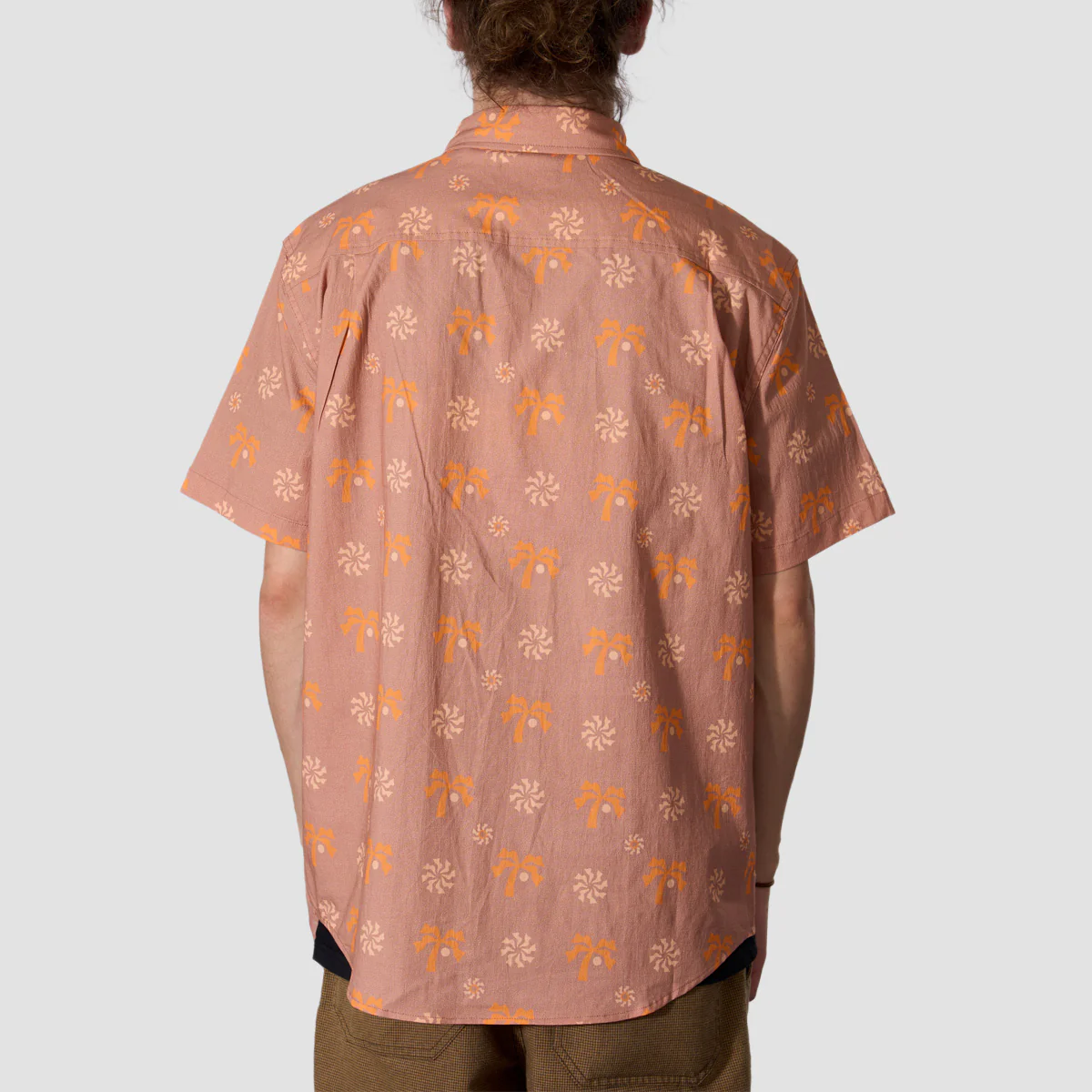Hurley Coconut Short Sleeve Shirt Nectarine - Image 2