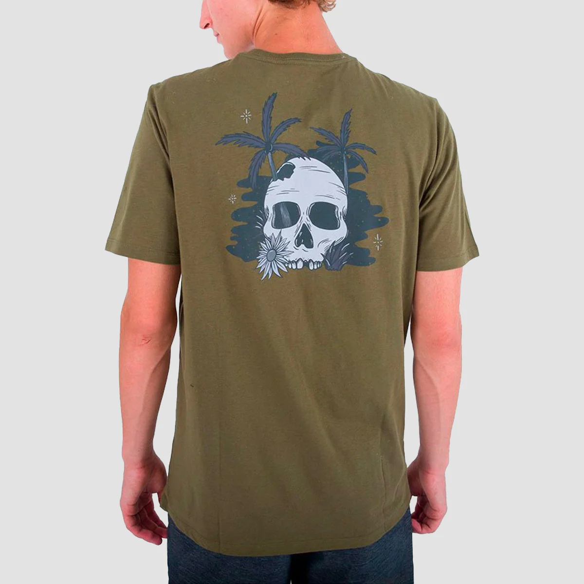 Hurley Everyday Death In Paradise T-Shirt Olive - Image 2