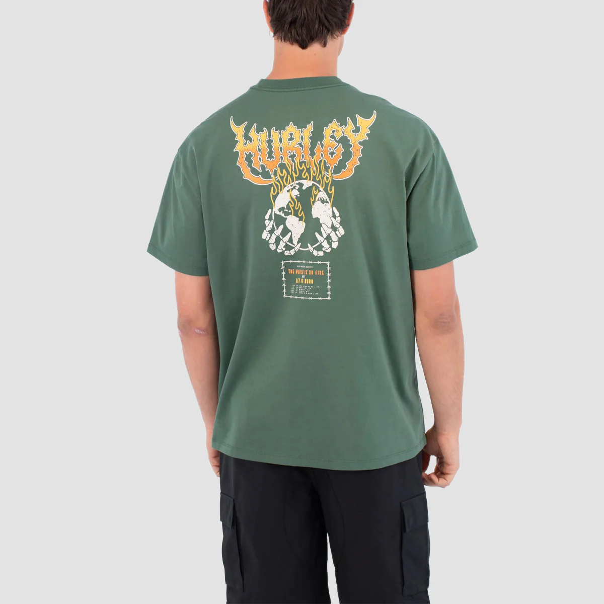 Hurley Fire T-Shirt Jungle - Image 2