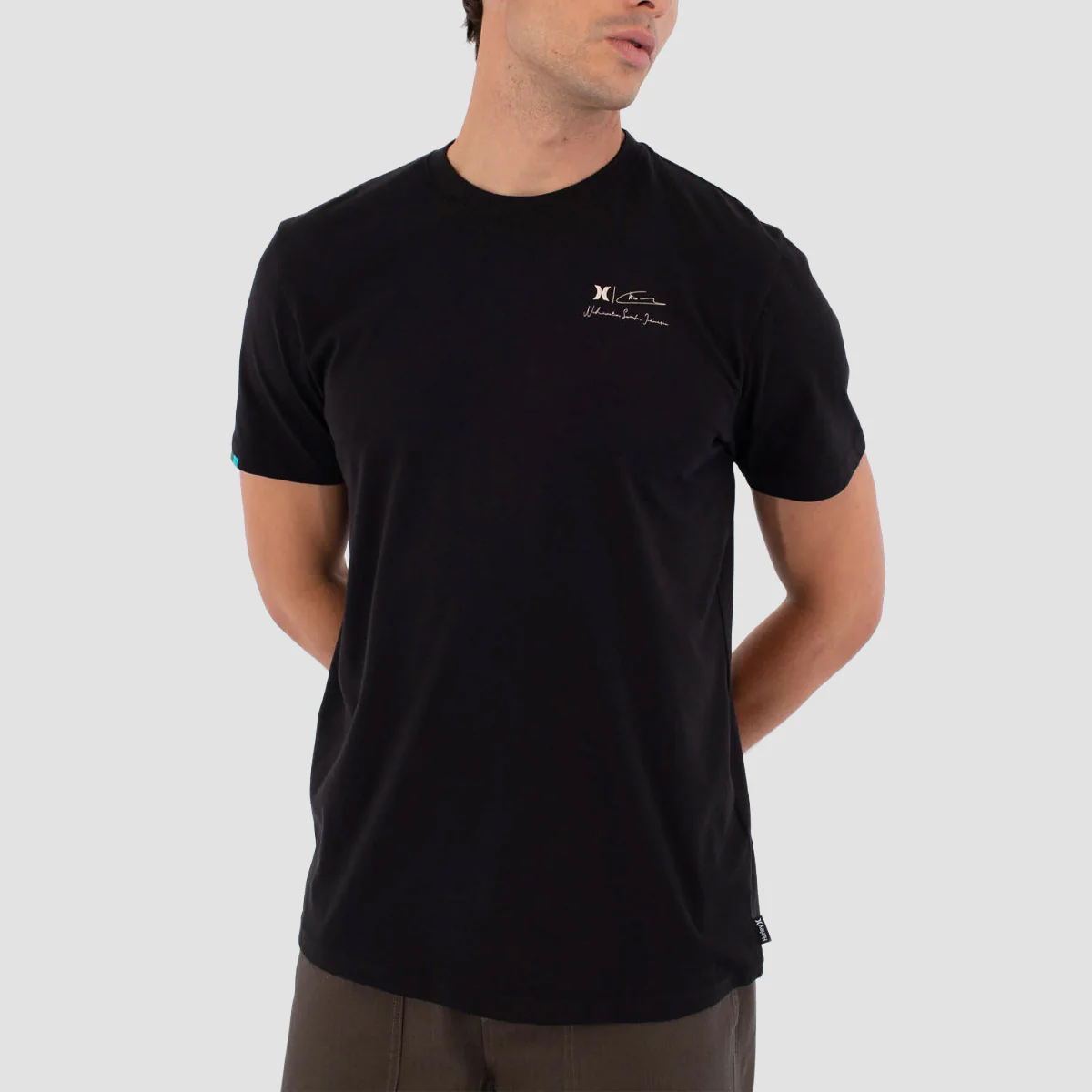 Hurley Helio Indonesia Photo T-Shirt Black - Image 2