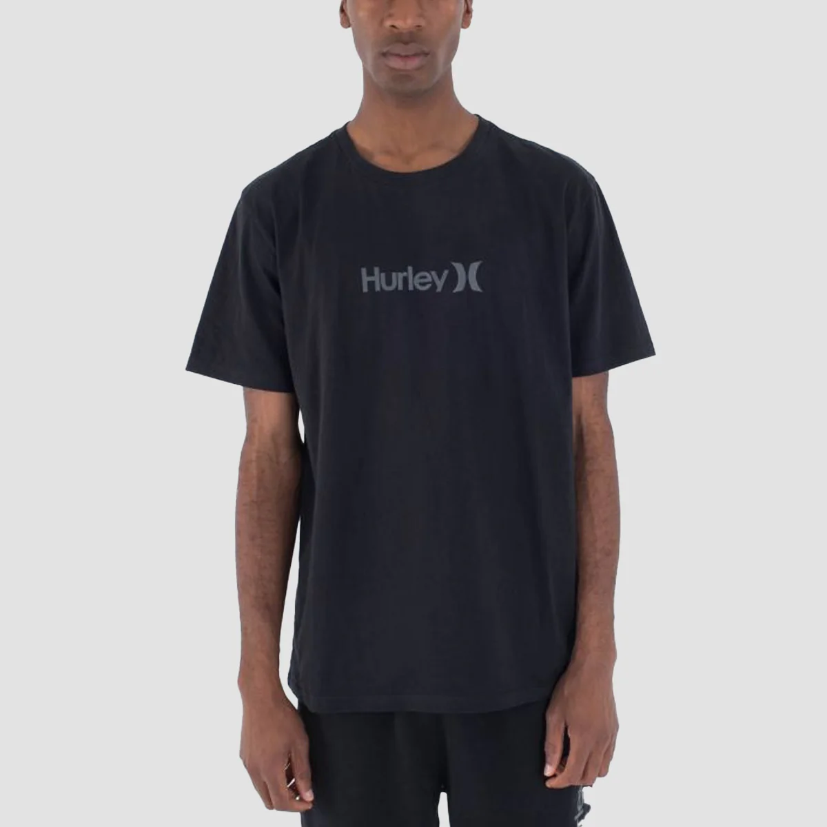Hurley Organic One & Only T-Shirt Black/Grey