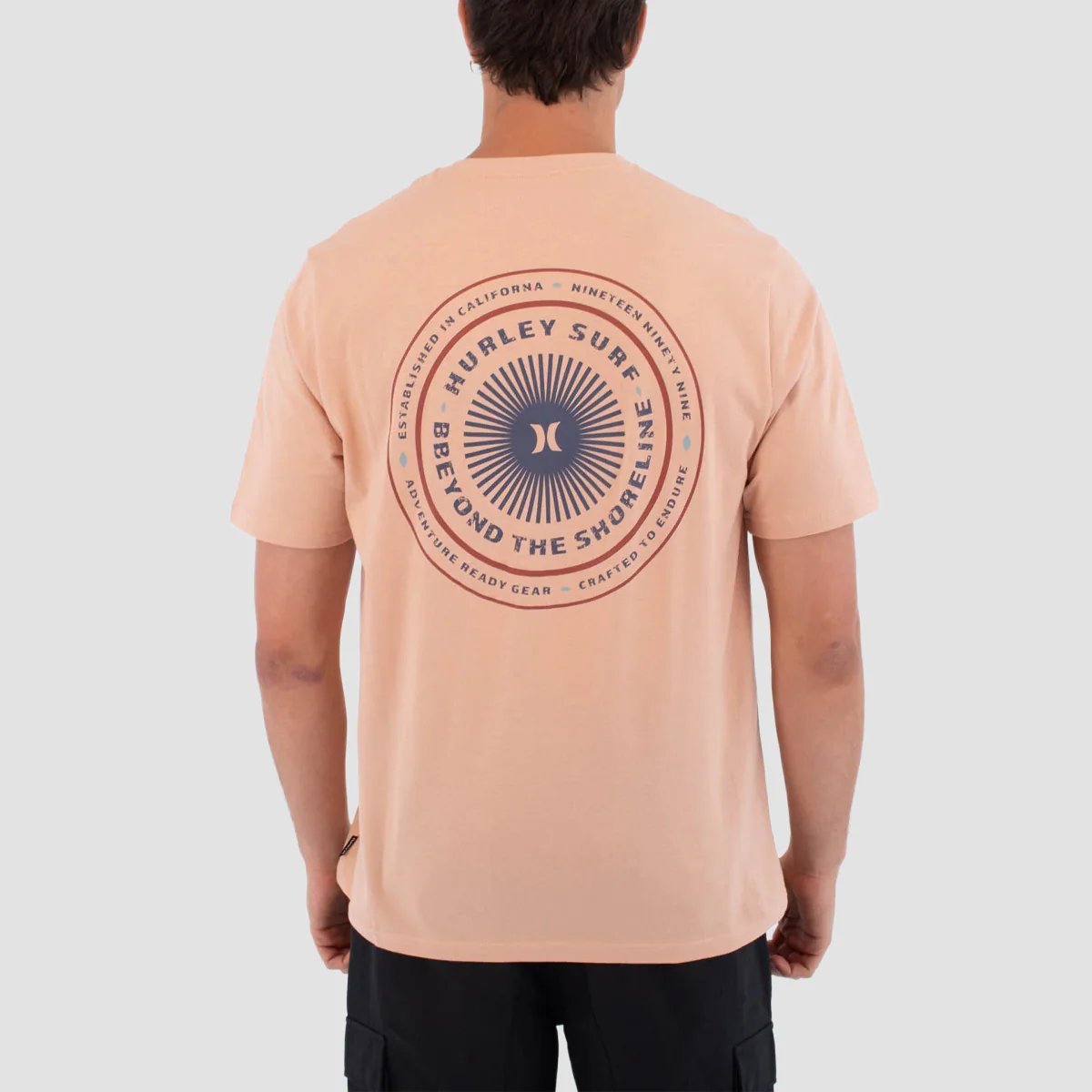 Hurley Pinheiros T-Shirt Beach Clay - Image 2