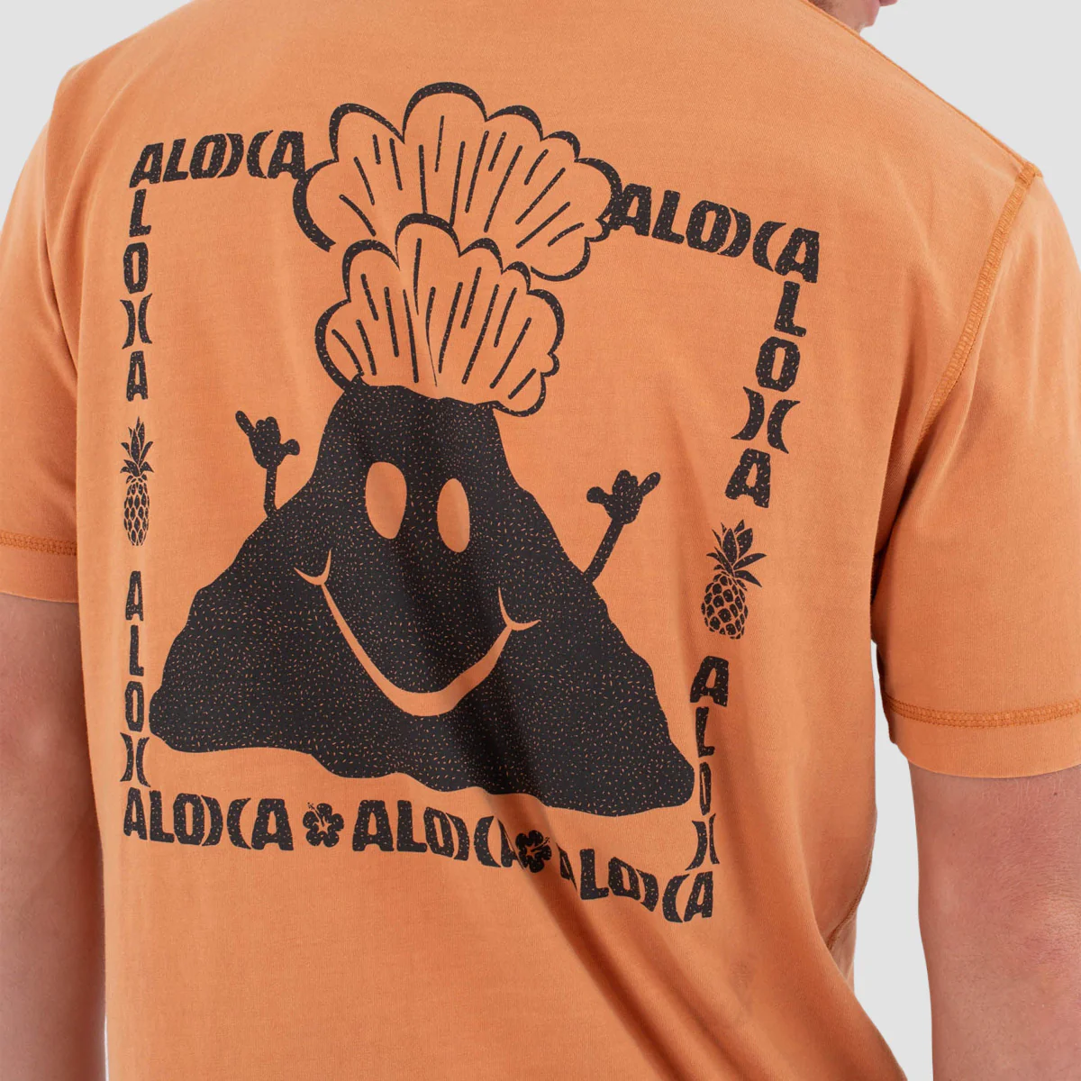 Hurley Sider BP T-Shirt Citrus Blaze - Image 2