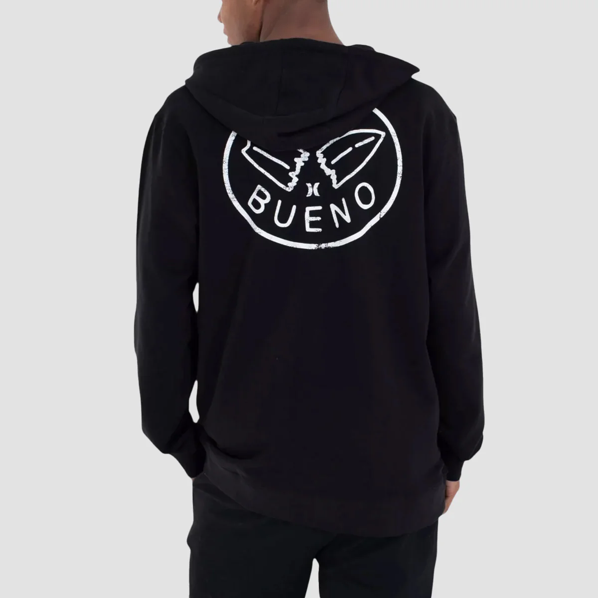 Hurley Sider Zip Hoodie Black - Image 2