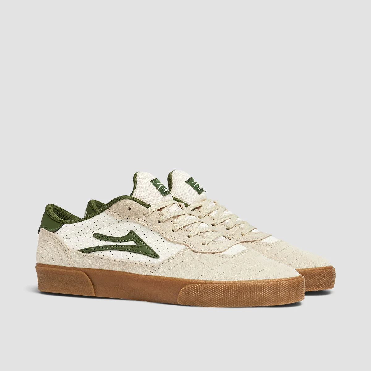 Lakai Cambridge Shoes - Cream Suede - Image 2