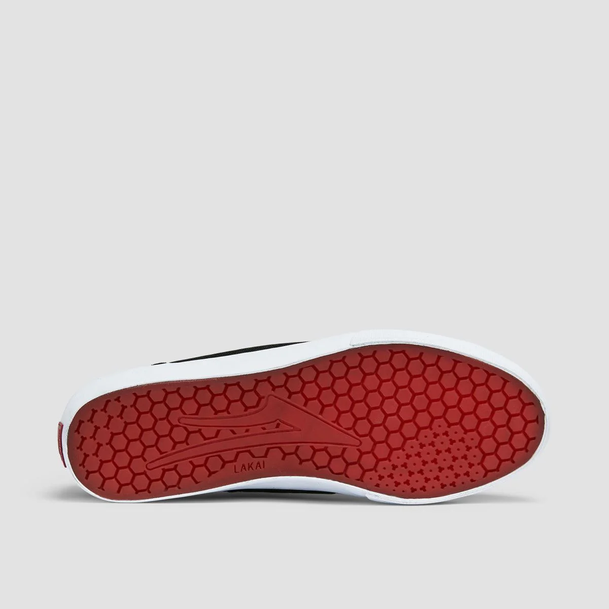 Lakai Flaco II Shoes - Black/Red Suede - Image 5